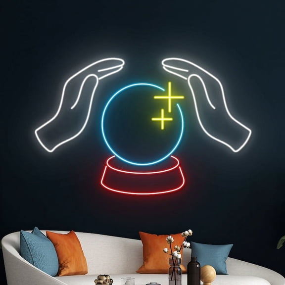 Handmadetneonsign Fortune Teller Led Sign, Fortune Teller Neon Light, Fortune Telling Neon Sign