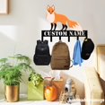 thumbnail image 1 of Handmadetneonsign Fox Berry Coat Rack Wall Hanger, Kids Metal Wall Hooks, Keys Holder, Clothes Hook 70632, 1 of 5