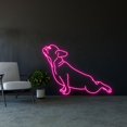 thumbnail image 1 of Handmadetneonsign French Bulldog Yoga Pose Neon Signs, French Bulldog LED Lights, Bulldog Neon, 1 of 4