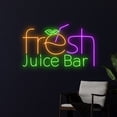 thumbnail image 1 of Handmadetneonsign Fresh Juice Bar Neon Sign, Juice Bar LED Light, Juice Neon Light, Bar Led Sign, 1 of 5