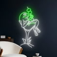 thumbnail image 1 of Handmadetneonsign Frog Martini Neon Light, Frog Martini Led Light, Frog Martini Led Sign, Frog Neon, 1 of 5