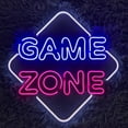 thumbnail image 1 of Handmadetneonsign Game Zone Neon Signs, Game Zone LED Lights, Game Room Neon Lights, Arcade Neon Sign, Game Zone Led Lights, Game Lights, Custom Neon Sign, Wall Décor, 1 of 4