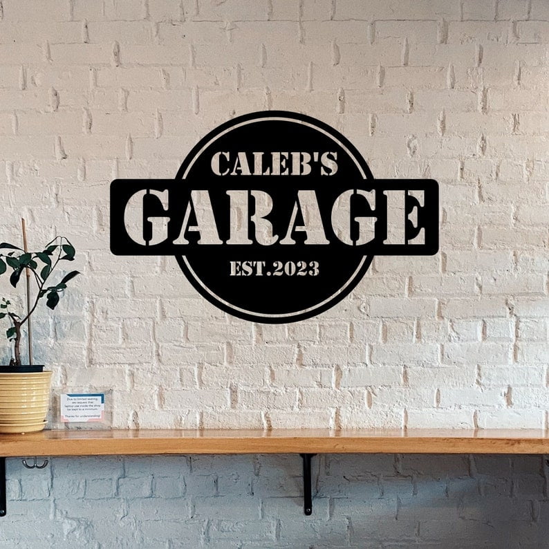 Handmadetneonsign Garage Work Shop Metal Wall Art Light, Car Repair ...