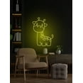 thumbnail image 1 of Handmadetneonsign Giraffe Neon Light, Giraffe Neon Sign, Giraffe Led Light, Giraffe Led Sign, Animal Neon Light, Wall Décor, 1 of 5