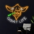 thumbnail image 1 of Handmadetneonsign Goat Life Neon Sign, Goat Led Sign, Goat Life Led Light, Goat Life Neon Light, 1 of 5