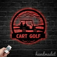 thumbnail image 1 of Handmadetneonsign Golf Cart Metal Wall Art Light, Golf Metal Sign Wall Decor, Golfing Metal Decor 50705, 1 of 5
