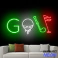 thumbnail image 1 of Handmadetneonsign Golf Neon Sign, Golf Ball Led Light, Golf Sport Club Wall Art Light 93610, 1 of 5