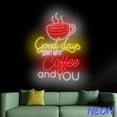 thumbnail image 1 of Handmadetneonsign Good Days Start With Coffee And You Neon Sign, Coffee Led Sign, Coffee Store Light 93224, 1 of 5