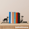 thumbnail image 1 of Handmadetneonsign Greyhound Dog Metal Bookends Greyhound Name Bookend, Dog Table Bookshelf Decor 040938, 1 of 1
