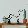 thumbnail image 1 of Handmadetneonsign Greyhound Dog Metal Desk, Greyhound Dog Metal Table Sign, Dog Metal Wire Decor 038923, 1 of 5