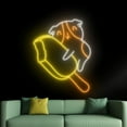 thumbnail image 1 of Handmadetneonsign Guinea Pig Ice Pop Neon Sign, Guinea Pig Neon Wall Art Decor, Ice Cream Wall Decor, 1 of 5