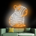 thumbnail image 1 of Handmadetneonsign Halloween Capybara Neon Sign, Capybara Mummy Led Sign, Halloween Room Wall Art 66315, 1 of 5