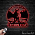 thumbnail image 1 of Handmadetneonsign Hippo Metal Wall Art Light, Hippo Metal Sign Wall Decor, Wild Life Metal Decor, 1 of 5