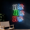 thumbnail image 1 of Handmadetneonsign Ho Ho Ho French Bulldog Led Sign, Bulldog Hohoho Neon Sign, Christmas Cap Dog Led, 1 of 5