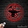 thumbnail image 1 of Handmadetneonsign Home Forge Metal Wall Art Light, Blacksmith Metal Sign Wall Decor, House Metal Decor 56905, 1 of 5