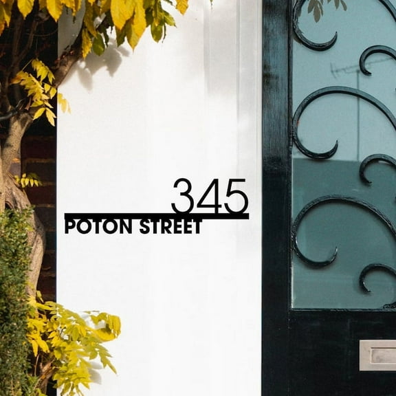 Handmadetneonsign Home Number Address Metal Wall Art LED Light - Personalized Address Number Sign Home Decor