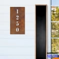thumbnail image 1 of Handmadetneonsign House Number Metal Rusty, Modern Home Number Rusty, House Address Wall Decor 043948, 1 of 5