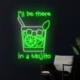 thumbnail image 1 of Handmadetneonsign I'll Be There In A Mojito Led Sign, I'll Be There In A Mojito Neon Light, Mojito, 1 of 5