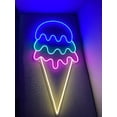thumbnail image 1 of Handmadetneonsign Ice Cream Neon Sign, Ice Cream Led Sign, Ice Cream Led Sign, Custom Neon Sign, Home Decor, Bar Neon Sign, Entrance way decor, Wall Décor, 1 of 4