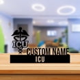 thumbnail image 1 of Handmadetneonsign Intensive Care Unit Metal Nameplate, Doctor Desk Nameplate, Doctor Desk Name Plate Decor, 1 of 5