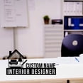 thumbnail image 1 of Handmadetneonsign Interior Designer Metal Nameplate, Interior Designer Desk Nameplate, Desk Name Plate Decor, 1 of 5