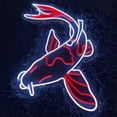 thumbnail image 1 of Handmadetneonsign Japanese Fish Neon Sign, Koi Fish Light Wall Art Decor, Home Kitchen Wall Decor, 1 of 5