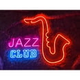thumbnail image 1 of Handmadetneonsign Jazz Club Led Sign, Jazz Club Led Lights, Jazz Neon Sign, Custom Neon Sign, 1 of 5