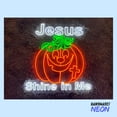 thumbnail image 1 of Handmadetneonsign Jesus Shine In Me Neon Sign, Pumpkin Wall Art, Autumn Thanksgiving Home Wall Decor 74069, 1 of 5