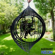 Handmadetneonsign Judo Metal Wind Spinner, Custom Judo Wind Spinner, Hanging Spinner, Home Decor 140559