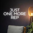 thumbnail image 1 of Handmadetneonsign Just One More Rep Neon Sign, Just One More Rep Neon Light, Gym Led Sign, Fitness Led Light, Wall Décor, 1 of 5