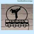 thumbnail image 1 of Handmadetneonsign Karate Girl Medal Hanger, Karate Metal Holder, Martial Arts House Metal Wall Decor 038346, 1 of 5