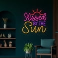 thumbnail image 1 of Handmadetneonsign Kissed By The Sun Neon Sign, LED Neon Sign, Summer Party Decor, Summer Welcome Sign, Beach Atmosphere Room Decor, Wall Décor, 1 of 5