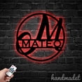 thumbnail image 1 of Handmadetneonsign Last Name Metal Wall Art Light, Text Metal Sign Wall Decor, Words Metal Decor 49876, 1 of 5