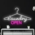 thumbnail image 1 of Handmadetneonsign Laundry Neon Sign, Dry Cleaning Neon Art Decor, Clothing Neon Wall Decor, 1 of 5