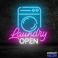 thumbnail image 1 of Handmadetneonsign Laundry Neon Sign, Laundry Open Neon Light, Washhouse Led Light, Store Decor 134649, 1 of 5