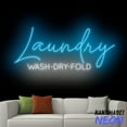 thumbnail image 1 of Handmadetneonsign Laundry Neon Sign, Laundry Wash Dry Fold Led Sign, Laundry Service Neon Light 94554, 1 of 5
