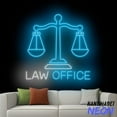 thumbnail image 1 of Handmadetneonsign Law Office Neon Sign, Justice Scales Led Sign, Lawyer Wall Art Light, Law Office Wall Decor 77280, 1 of 5