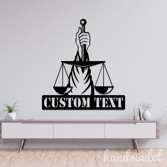 Handmadetneonsign Lawyer Metal Wall Art Light, Lawyer Job Metal Sign Wall Decor, Home Lawyer Metal Decor 57401