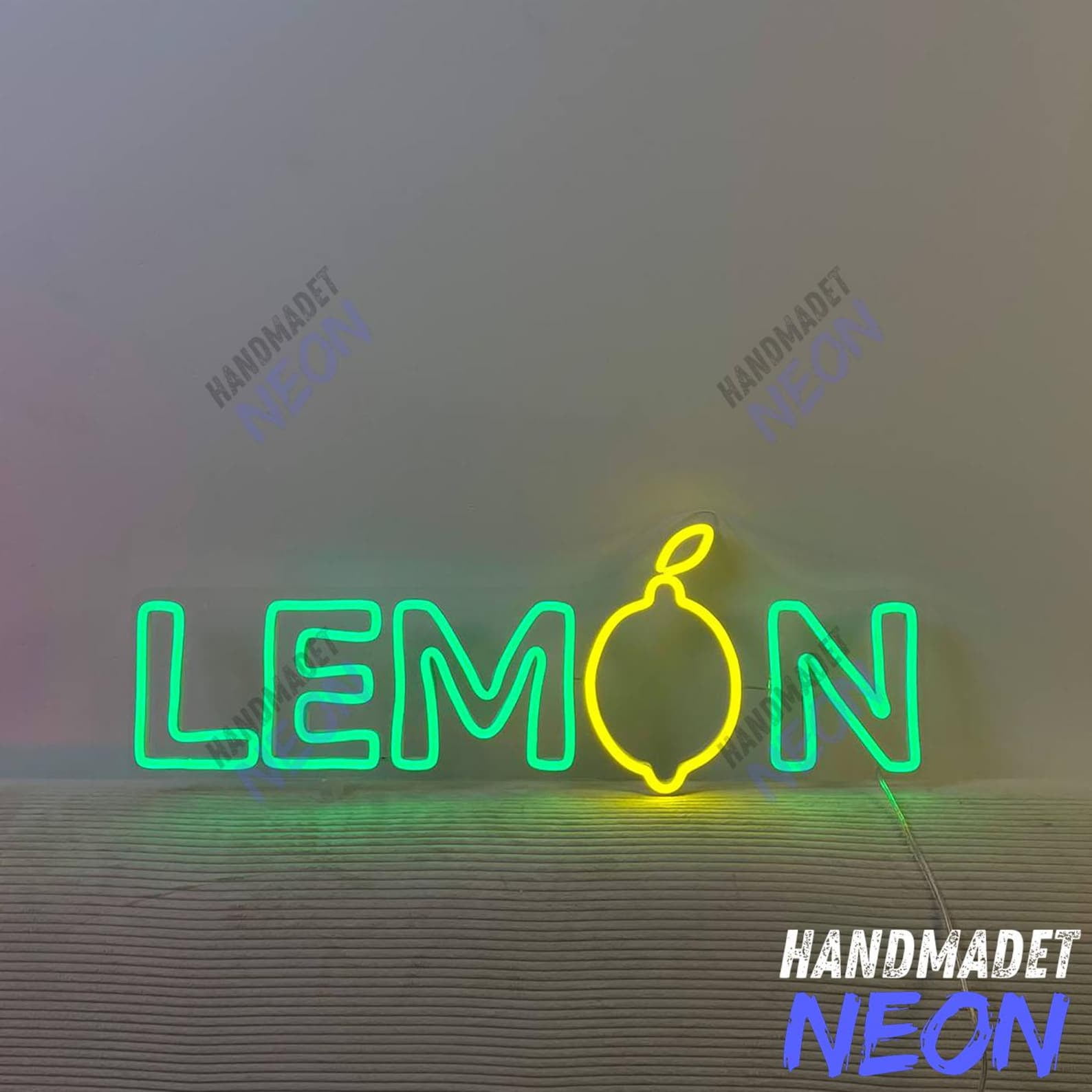 Handmadetneonsign Lemon Neon Sign, Lemonade Juice Wall Art, Tropical Juice Bar Decor 136395
