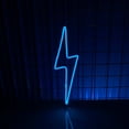 thumbnail image 1 of Handmadetneonsign Lighting Bolt Neon Sign, Light Bolt LED Light, Thunder Led Sign, Thunderbolt Neon, 1 of 5
