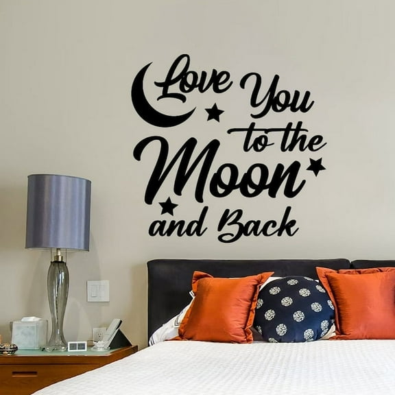 Handmadetneonsign Love You To The Moon And Back Words Metal Wall Art Light, Letters Quote Sayings Metal Sign Wall Decor, Home Metal Decor