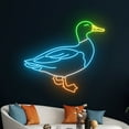 thumbnail image 1 of Handmadetneonsign Mallard Duck Neon Light, Mallard Duck Led Light, Duck Led Sign, Duck Neon Sign, 1 of 5