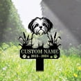 thumbnail image 1 of Handmadetneonsign Maltese Dog Memorial Metal With Stake, Maltese Metal Name Sign Stake, Dog Metal Stake Decor 45366, 1 of 5