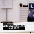 thumbnail image 1 of Handmadetneonsign Manager Metal Nameplate, Manager Desk Nameplate, Manager Desk Name Plate Decor, 1 of 5