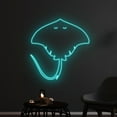 thumbnail image 1 of Handmadetneonsign Manta Ray Fish Led Sign, Manta Ray Fish Neon Sign, Marine Fish Led Light, 1 of 5