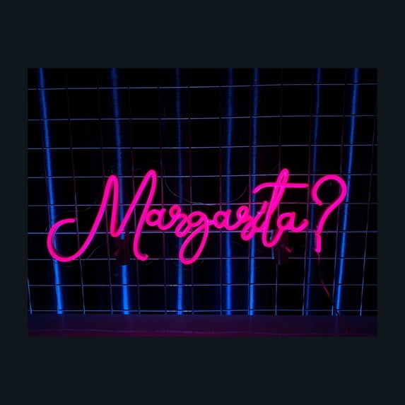Handmadetneonsign Margarita Neon Sign, Cocktail Tequila Wall Art Decor, Bar Pub Home Wall Decor