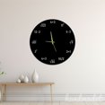 thumbnail image 1 of Handmadetneonsign Math Wall Clock Unique, Year Date Round Wall Clock, Text Oversize Wall Clock 59664, 1 of 5