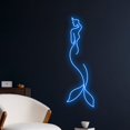 thumbnail image 1 of Handmadetneonsign Mermaid Neon Sign, Mermaid Girl Led Sign, Mermaid Lady Neon Light, Mermaid Woman, 1 of 5