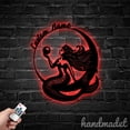 thumbnail image 1 of Handmadetneonsign Mermaid On The Moon Metal Wall Art Light, Mermaid Metal Sign Wall Decor, Home Metal Decor 62280, 1 of 5