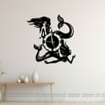 thumbnail image 1 of Handmadetneonsign Mermaid Wall Clock Unique, Text Oversize Wall Clock, Year Date Round Wall Clock 55990, 1 of 5